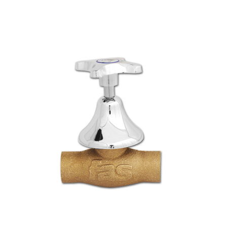 LÍNEA STANDARD <BR> LLAVE PASO SOLDAR EMBUTIDA C/CAMPANA 1/2"