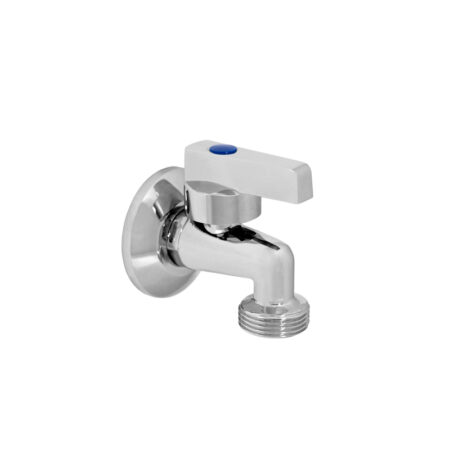 LÍNEA STANDARD <BR> LLAVE LAVADERO Y MAQ.DE LAVAR AL MURO 1/2" X 3/4"