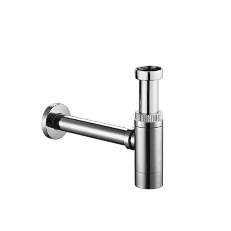 SIFÓN LAVATORIO CROMADO <BR> 1 1/2" X 1 1/4"